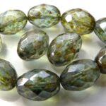 0100403 Crystal Green/Blue Lazura Oval facet 13×10 mm. 6 Pc.-0