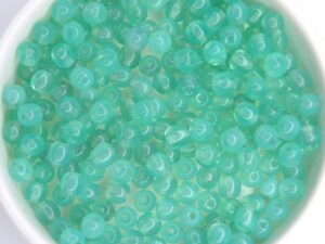 04-R-61100 Opal Aqua Green round 4 mm. 100 Pc.-8357