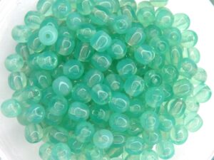 04-R-61100 Opal Aqua Green round 4 mm. 100 Pc.-0