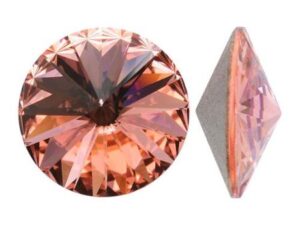 14 mm. 257 Blush Rose 1122 Swarovski Rivoli-8374