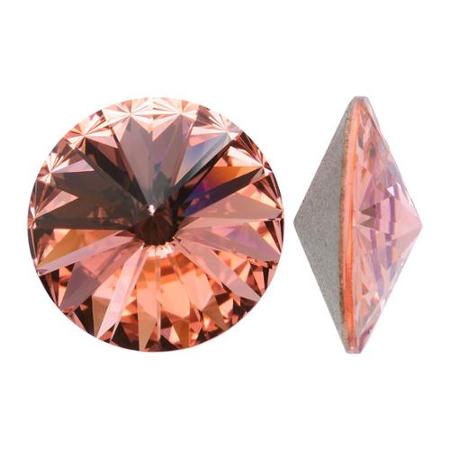 14 mm. 257 Blush Rose 1122 Swarovski Rivoli-8374