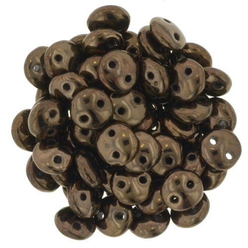 CML-23980-14415 CzechMate Lentils Jet Dark Bronze 40 Pc.-0 CML-23980-14415 CzechMate Lentils Jet Dark Bronze 40 Pc.-0