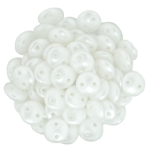 CML-02010 CzechMate Lentils Alabaster White 40 Pc.-0 CML-02010 CzechMate Lentils Alabaster White 40 Pc.-0