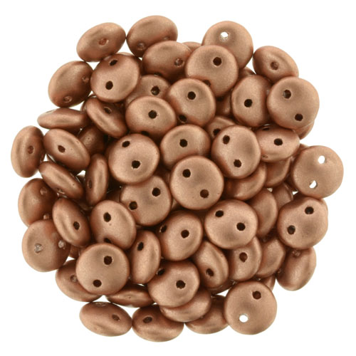 CML-00030-01770 CzechMate Lentils Silky Vintage Copper 40 Pc.-0 CML-00030-01770 CzechMate Lentils Silky Vintage Copper 40 Pc.-0