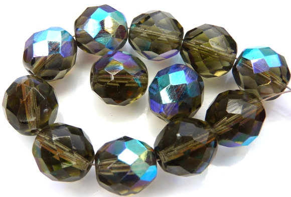 0020229 Black Diamond AB Facet 12 mm. 6 Pc.-0 0020229 Black Diamond AB Facet 12 mm. 6 Pc.-0