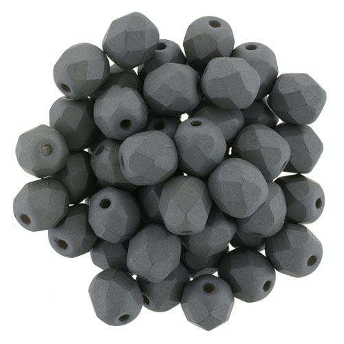 0020289 Saturated Titanium facet 6 mm. 25 Pc.-0 0020289 Saturated Titanium facet 6 mm. 25 Pc.-0