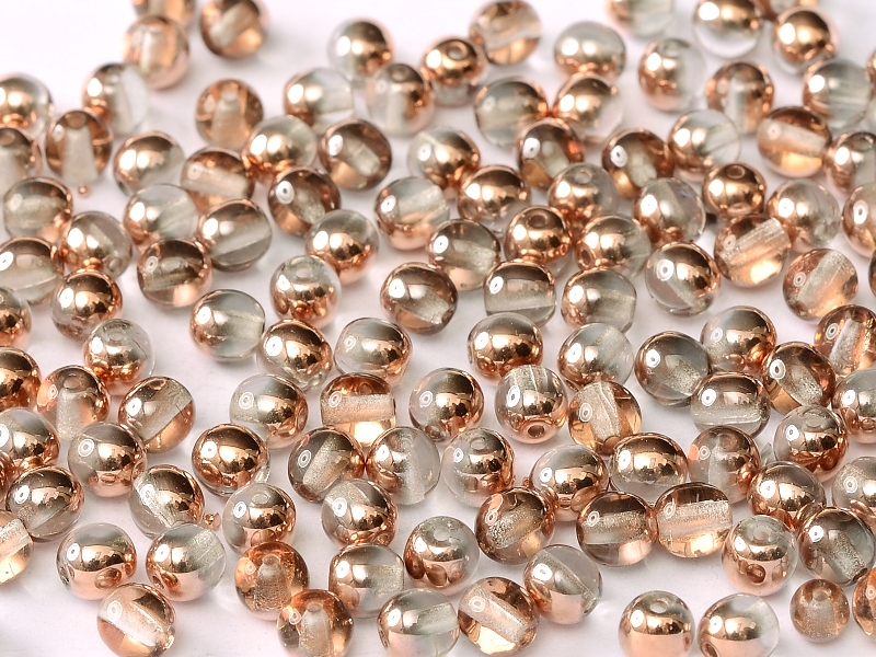 04-R-00030-27101 Crystal Capri Gold Round 4 mm. 100 Pc.-0 04-R-00030-27101 Crystal Capri Gold Round 4 mm. 100 Pc.-0