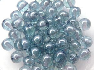 06-R-00030-14464 Crystal Blue Luster Round 6 mm. 50 Pc.-0