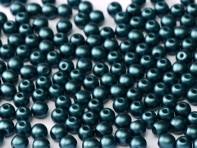 06-R-02010-25033 Pastel Petrol Round 6 mm. 50 Pc.-0 06-R-02010-25033 Pastel Petrol Round 6 mm. 50 Pc.-0