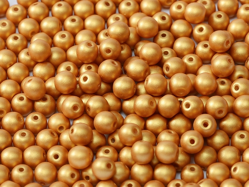 06-R-02010-29421 Metallic Mat Apricot-Gold Round 6 mm. 50 Pc.-0 06-R-02010-29421 Metallic Mat Apricot-Gold Round 6 mm. 50 Pc.-0