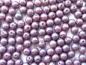 06-R-03000-15781 Chalk Iris Luster Round 6 mm. 50 Pc.-0