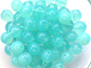 06-R-61000 Opal Aqua Round 6 mm. 50 Pc.-0