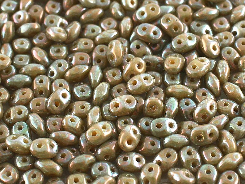SD-13020-15001 Superduo Opaque Beige Nebula 10 gram-0 SD-13020-15001 Superduo Opaque Beige Nebula 10 gram-0