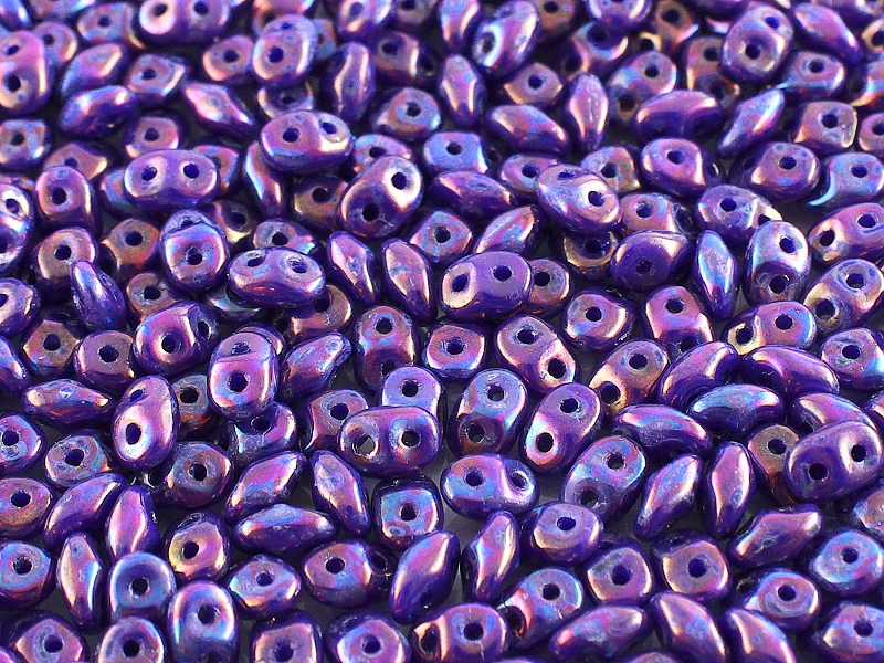 SD-33050-15001 Superduo Opaque Sapphire Nebula 10 gram-0 SD-33050-15001 Superduo Opaque Sapphire Nebula 10 gram-0