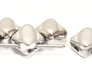 SL-00030-27000 Silky Bead Crystal Full Silver 30 Pc.-8793