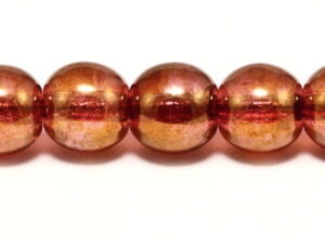 06-R-00030-65491 Crystal Roze Gold Topaz Luster Round 6 mm. 50 Pc.-8953