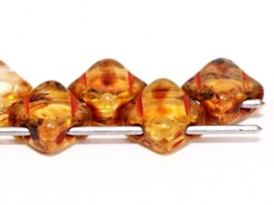 SL-00030-86800 Silky Bead Crystal Travertin 30 Pc.-8798