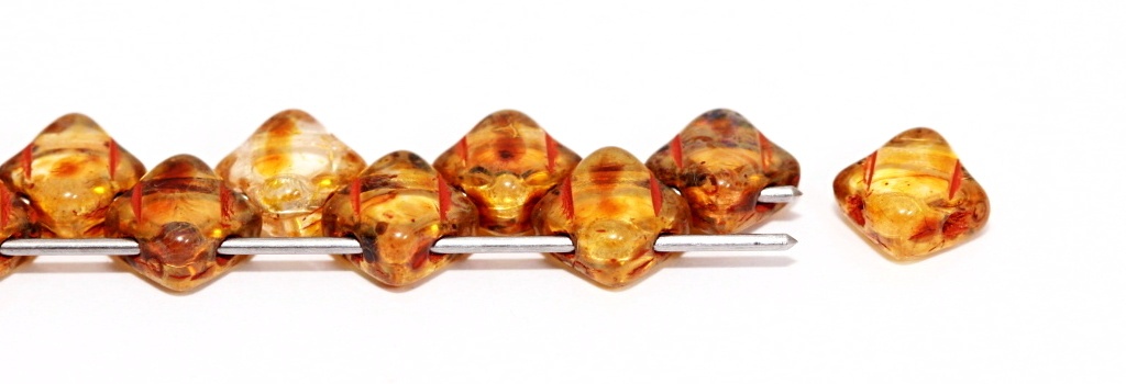 SL-00030-86800 Silky Bead Crystal Travertin 30 Pc.-8798