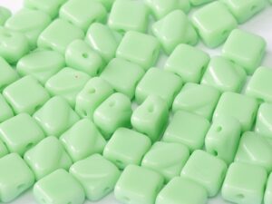 SL-53100 Silky Bead Opaque ( Light) Mint Green 30 Pc.-0