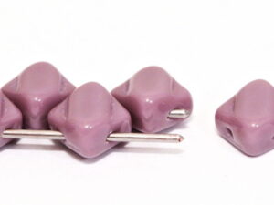 SL-23030 Silky Bead Opaque Amethyst 30 Pc.-8813