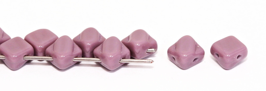 SL-23030 Silky Bead Opaque Amethyst 30 Pc.-8813