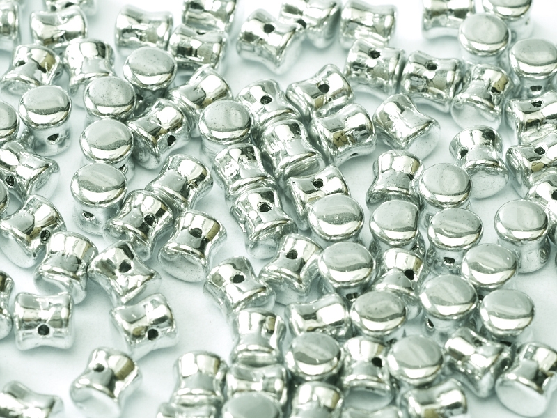 PEL-00030-27000 Crystal Full Silver Pellet ( Diabolo)Beads 50 Pc.-0 PEL-00030-27000 Crystal Full Silver Pellet ( Diabolo)Beads 50 Pc.-0