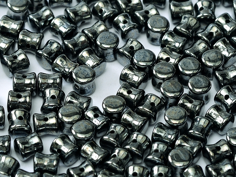 PEL-23980-14400 Jet Hematite Pellet ( Diabolo) Beads 50 Pc.-0 PEL-23980-14400 Jet Hematite Pellet ( Diabolo) Beads 50 Pc.-0
