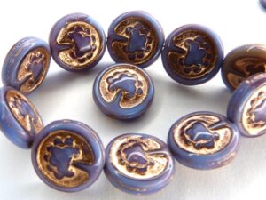 0080229 Blue Raspberry Swirl, Copper decor, Live Tree 10 Pc.-9446