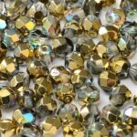 0150161 Crystal Golden Rainbow facet, 4mm. 50 stuks-0