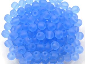 04-R-30040-84110 Matt Sapphire round 4 mm. 150 Pc.-0