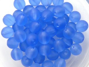 06-R-30040-84110 Matt Sapphire Round 6 mm. 50 Pc.-0