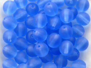 06-R-30040-84110 Matt Sapphire Round 6 mm. 50 Pc.-9372