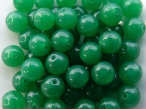 06-R-52040 Malachite Green Round 6 mm. 50 Pc.-0