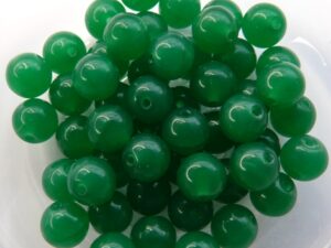 06-R-52040 Malachite Green Round 6 mm. 50 Pc.-9379