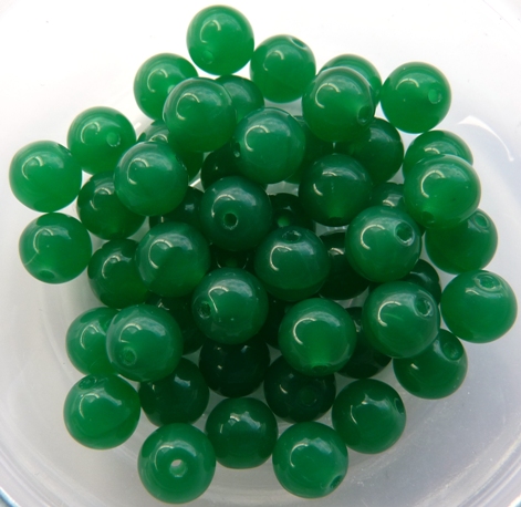 06-R-52040 Malachite Green Round 6 mm. 50 Pc.-9379