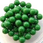 06-R-53230 Opaque Green Round 6 mm. 50 Pc.-0