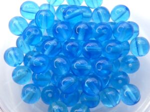 06-R-60020 Aquamarine Round 6 mm. 50 Pc.-9387