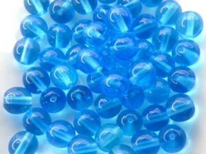 06-R-60020 Aquamarine Round 6 mm. 50 Pc.-0