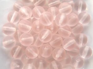 06-R-70110-84110 Matt Rosaline Round 6 mm. 50 Pc.-9395