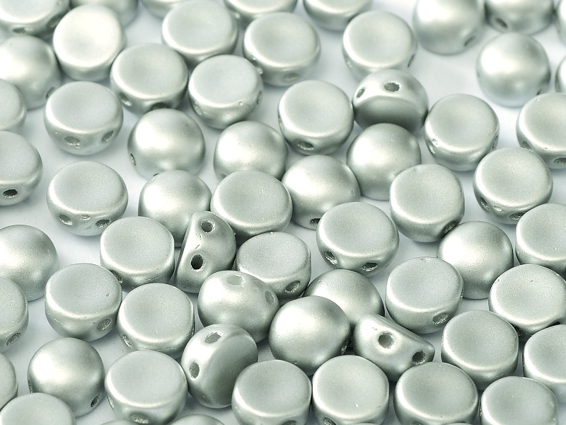 2HC-6-02010-29405 2-Hole Cabochon Alabaster Metallic Mat Silver 25 Pc.-0 2HC-6-02010-29405 2-Hole Cabochon Alabaster Metallic Mat Silver 25 Pc.-0