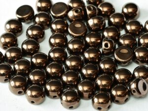 2HC-6-23980-14415 2-Hole Cabochon Jet Bronze 25 Pc.-0