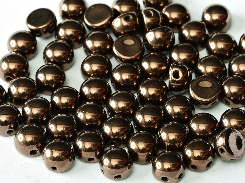 2HC-6-23980-14415 2-Hole Cabochon Jet Bronze 25 Pc.-0 2HC-6-23980-14415 2-Hole Cabochon Jet Bronze 25 Pc.-0