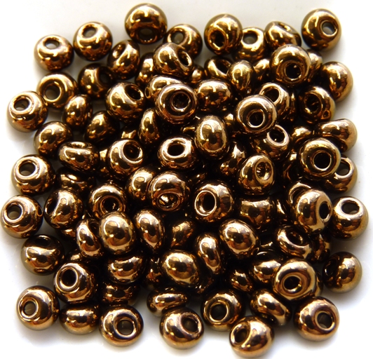 5-0-PD-23980-14415 Jet Dark Bronze Preciosa 5/0 drops 10 gram-0 5-0-PD-23980-14415 Jet Dark Bronze Preciosa 5/0 drops 10 gram-0