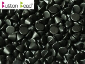 BB-02010-29400 Button Bead® Alabaster Metallic Mat Black 50 Pc.-0