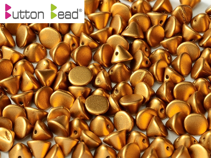 BB-02010-29415 Button Bead® Alabaster Metallic Mat Brass 50 Pc.-0 BB-02010-29415 Button Bead® Alabaster Metallic Mat Brass 50 Pc.-0