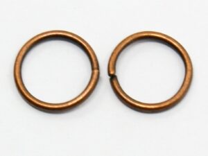 0160048 1 Box Brass Jump Rings, Red Copper color-9129