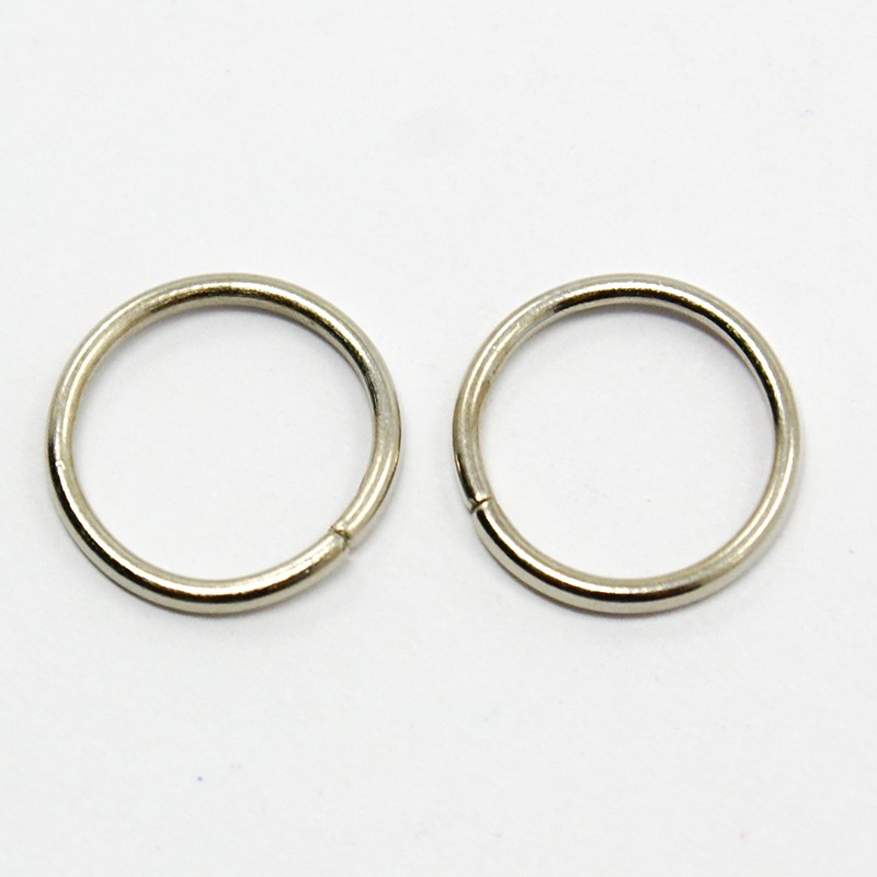 0160047 1 Box Brass Jump Rings, Platinum color-9122