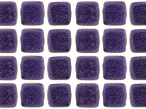 CMT-23980-79021 CzechMates Tile Bead Metallic Suede Purple 25 st.-9149