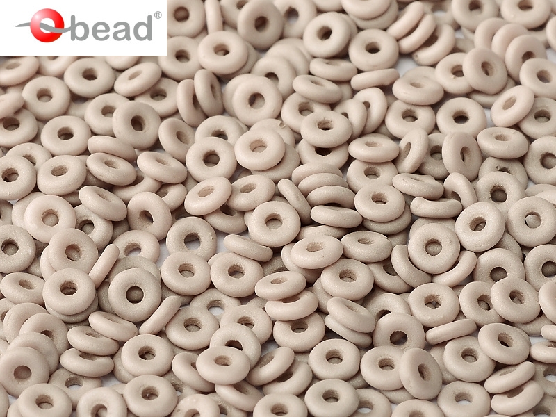 O-02010-29562 Opaque Silk Mat Taupe O bead ® 5 gram-0 O-02010-29562 Opaque Silk Mat Taupe O bead ® 5 gram-0