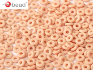 O-02010-29563 Opaque Silk Mat Light Peach O bead ® 5 gram-0